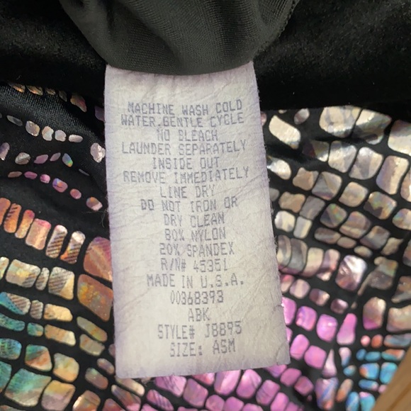 Curtain Call Costumes Small Adult Dance Top - Picture 7 of 11